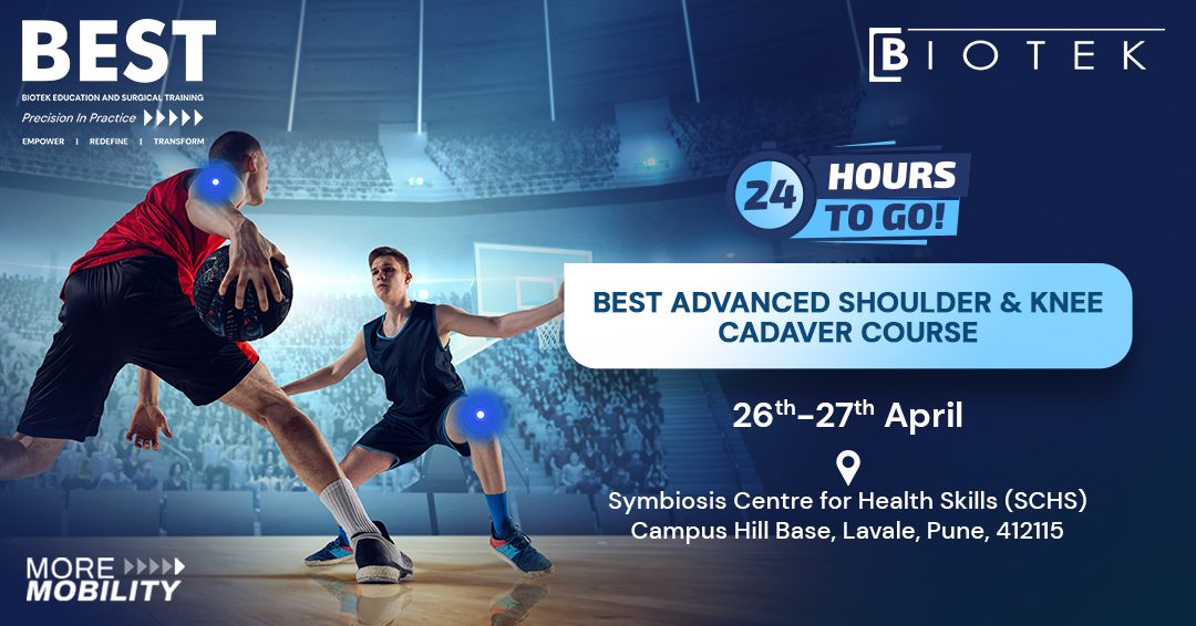 Pune Knee and shoulder 1 day to go